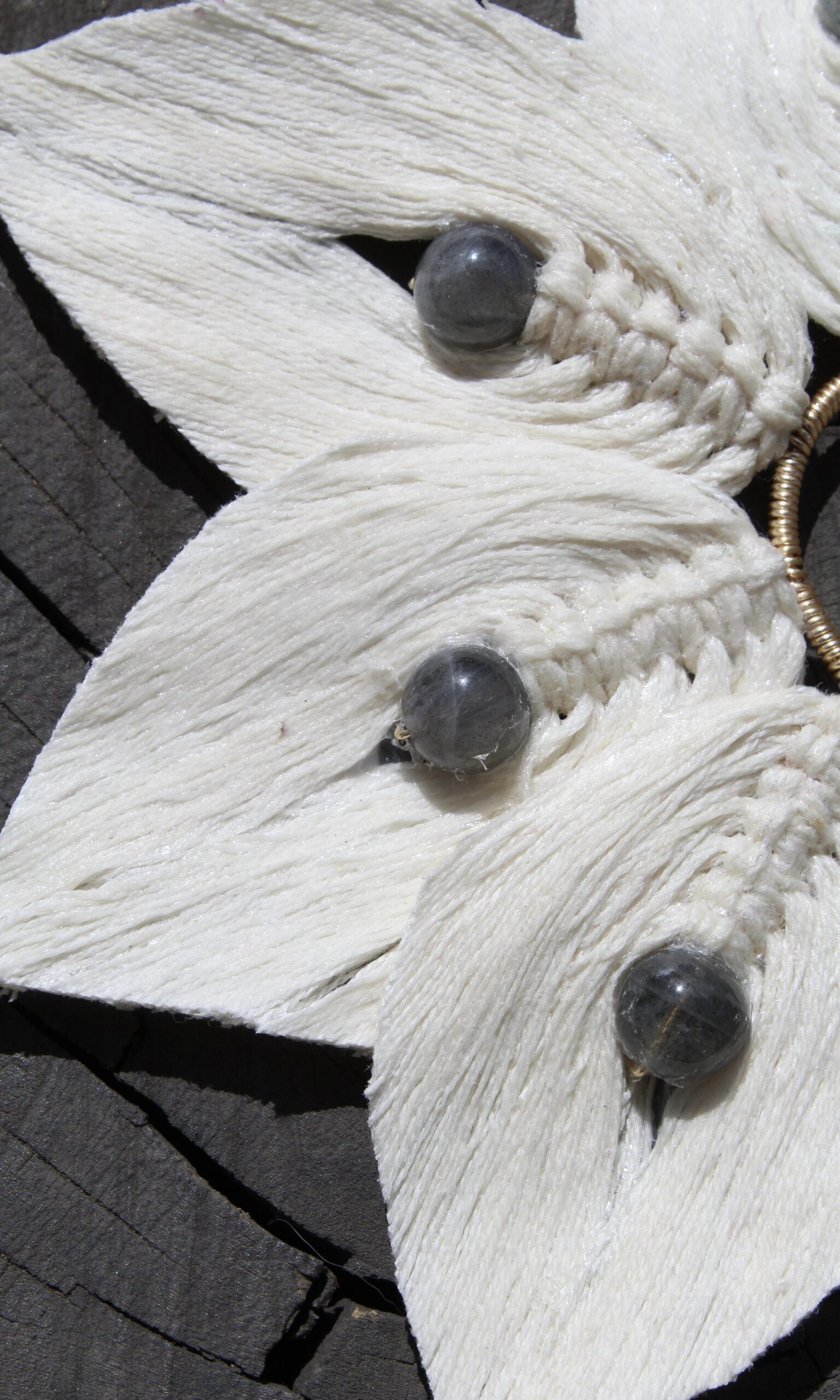 Copilli crudo y labradorita cuatro hojas - Image 3