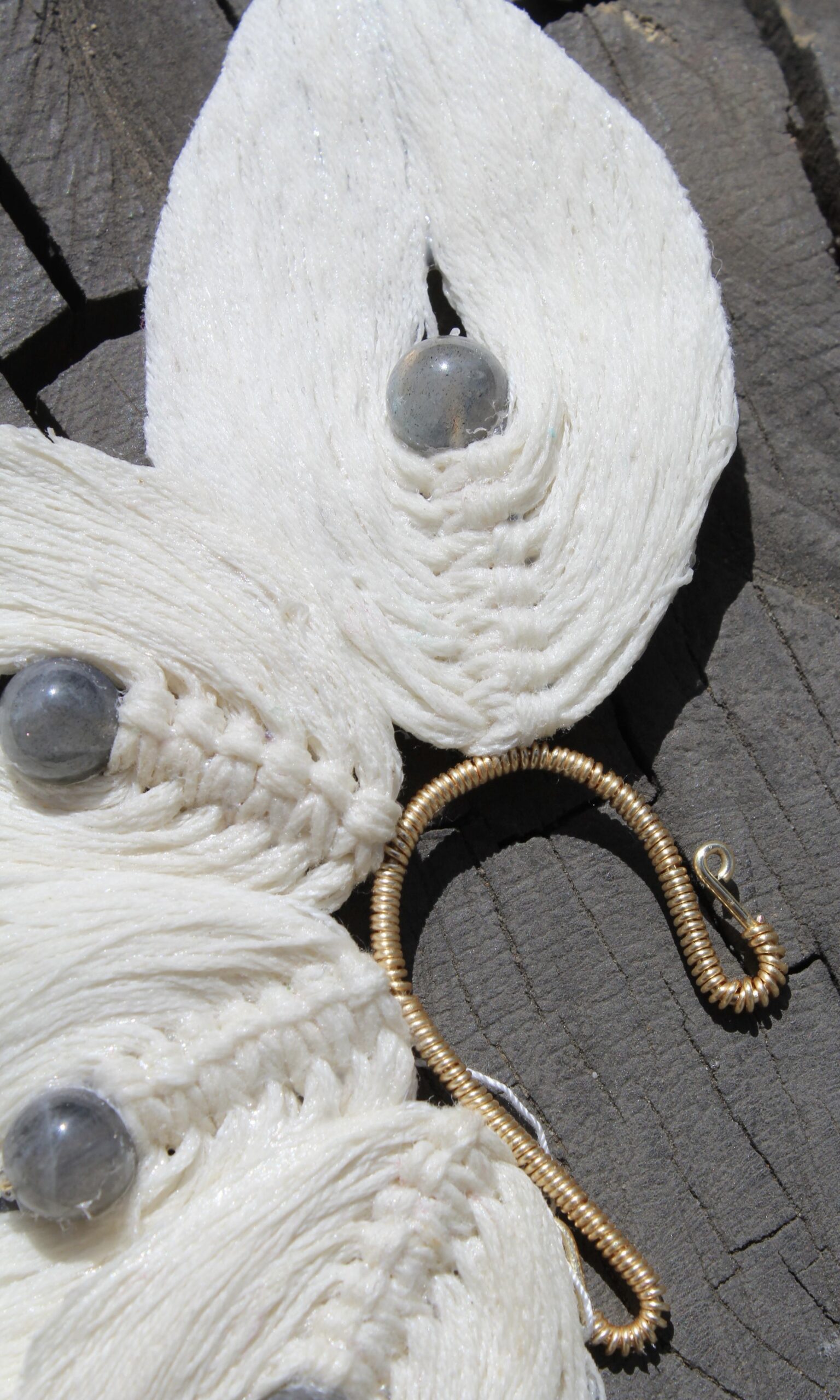 Copilli crudo y labradorita cuatro hojas - Image 4